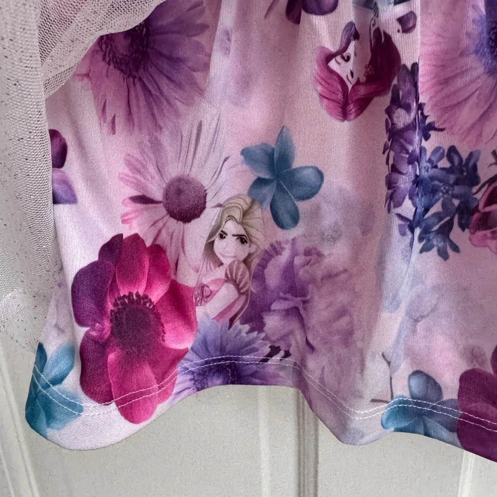 NWOT Disney Jumping Beans 3T Girls Princess Pink Jasmine Ariel Rapunzel Skirt